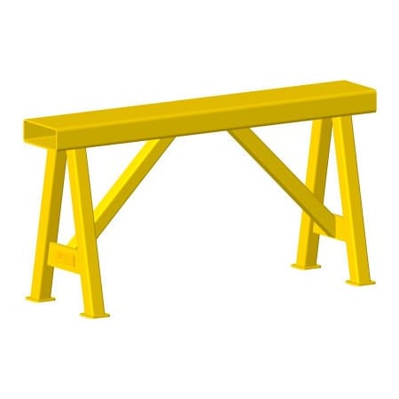 Machining & Welding By Olsen M&W Style A Mat Stand, Yellow, 28"H x 42"W 3000 Lb. Capacity 13903